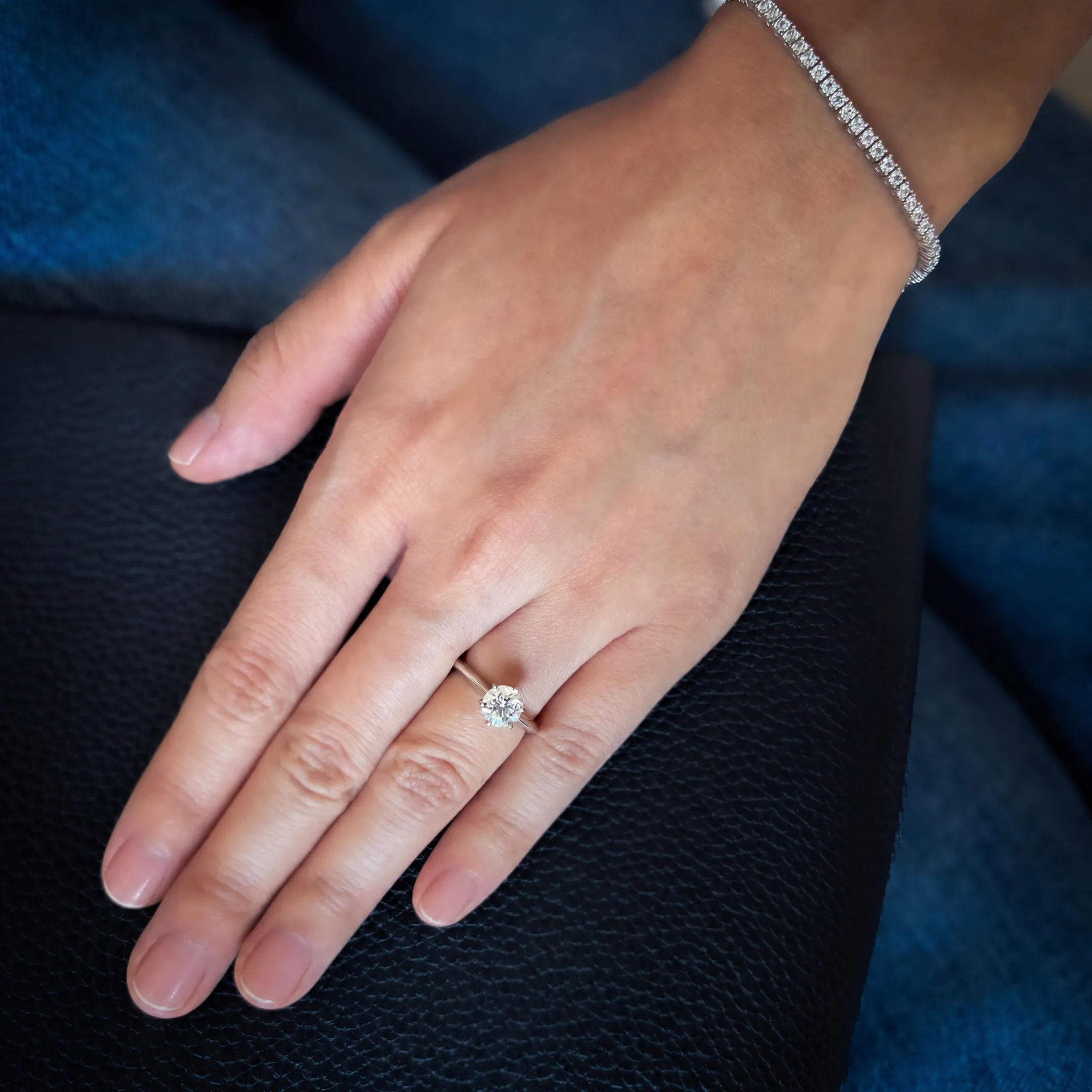 Round Diamond Ring - alternate view