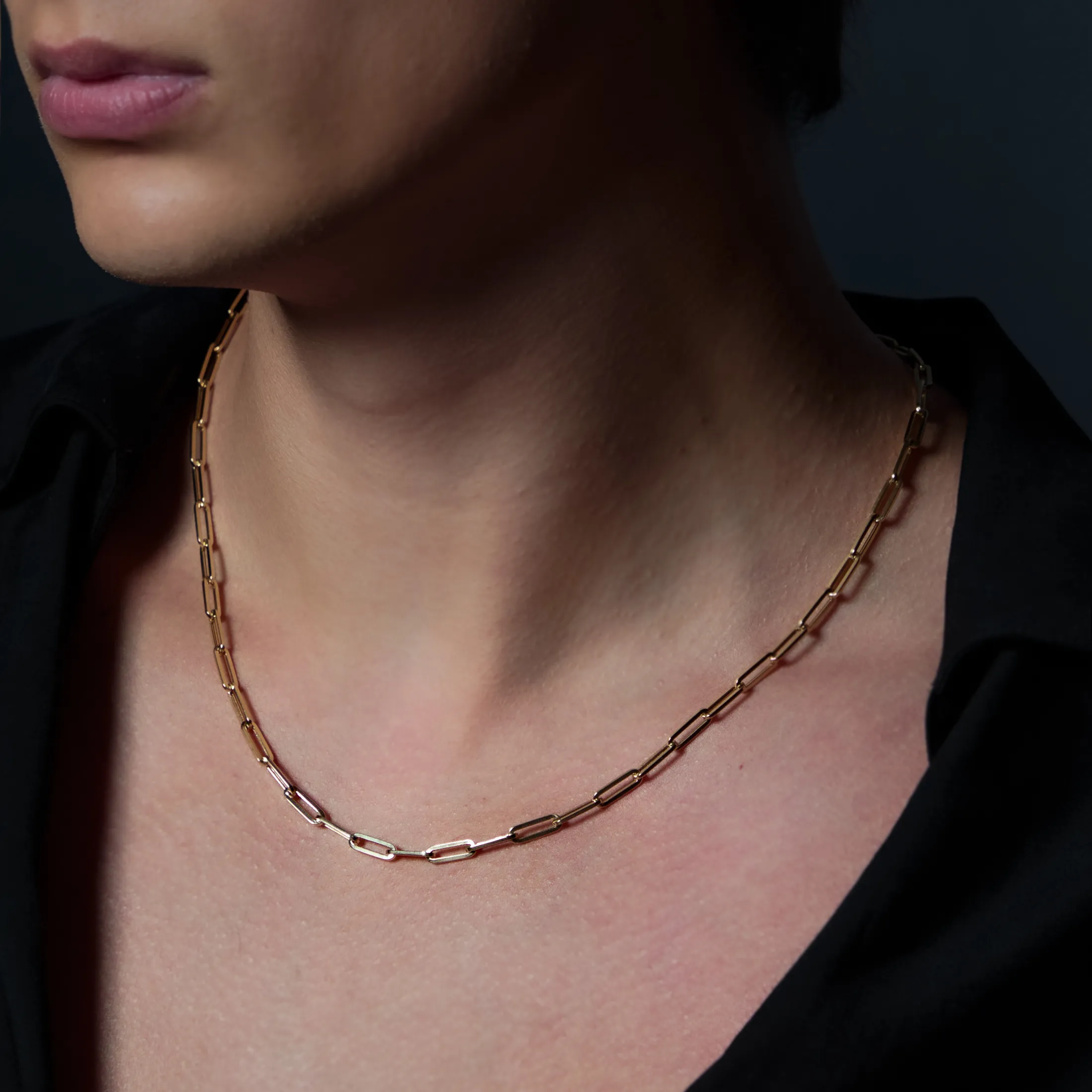 Petite Paperclip Chain Necklace