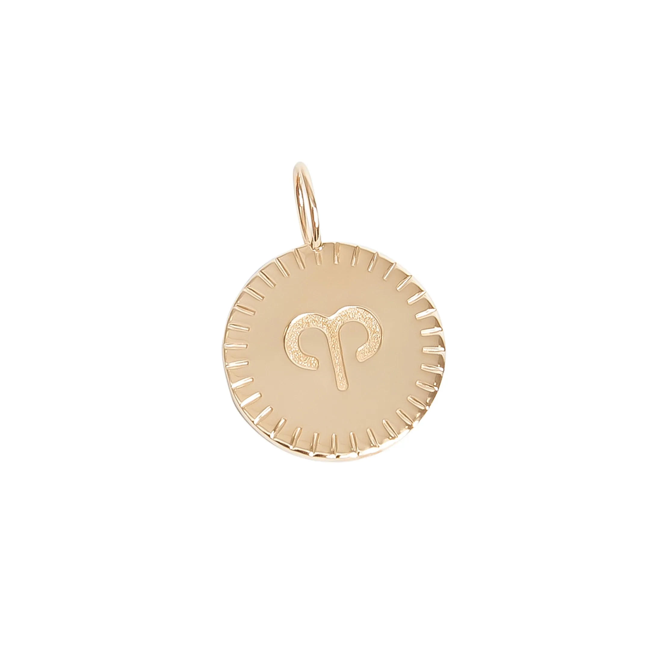 Aries Zodiac Pendant - alternate view