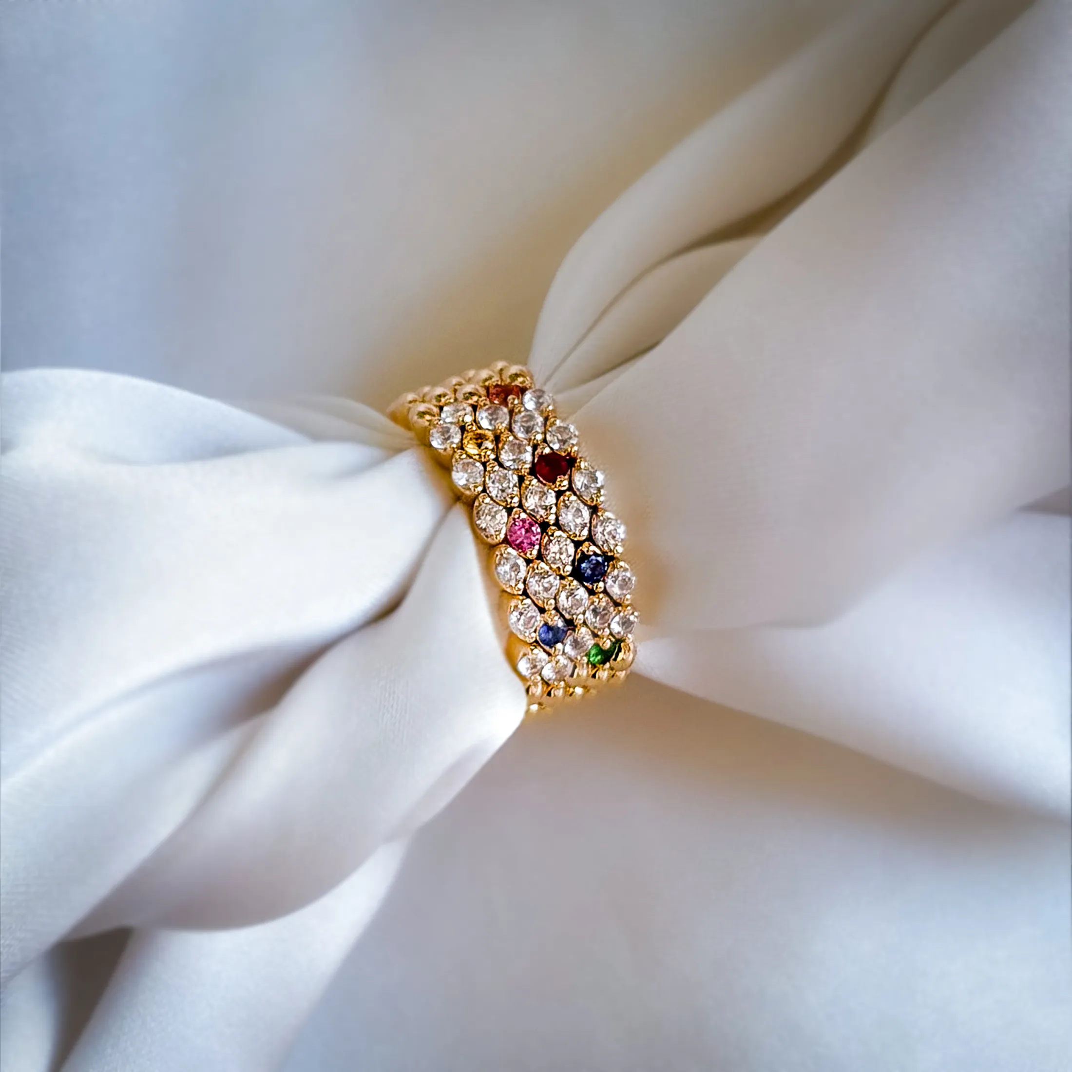 Family Birthstone Ring - alternate view