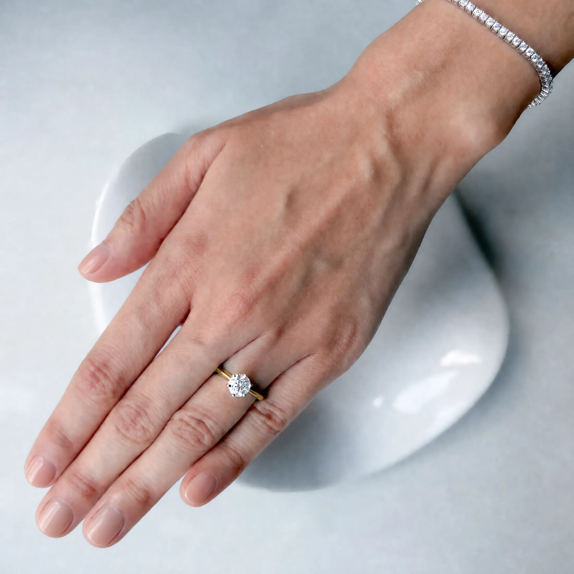 Round Diamond Ring - alternate view