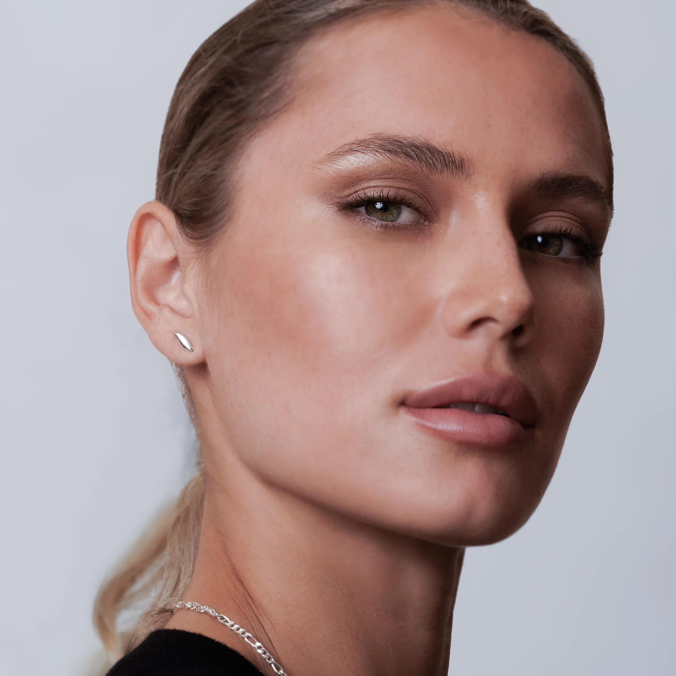 Wave Stud Earrings - alternate view