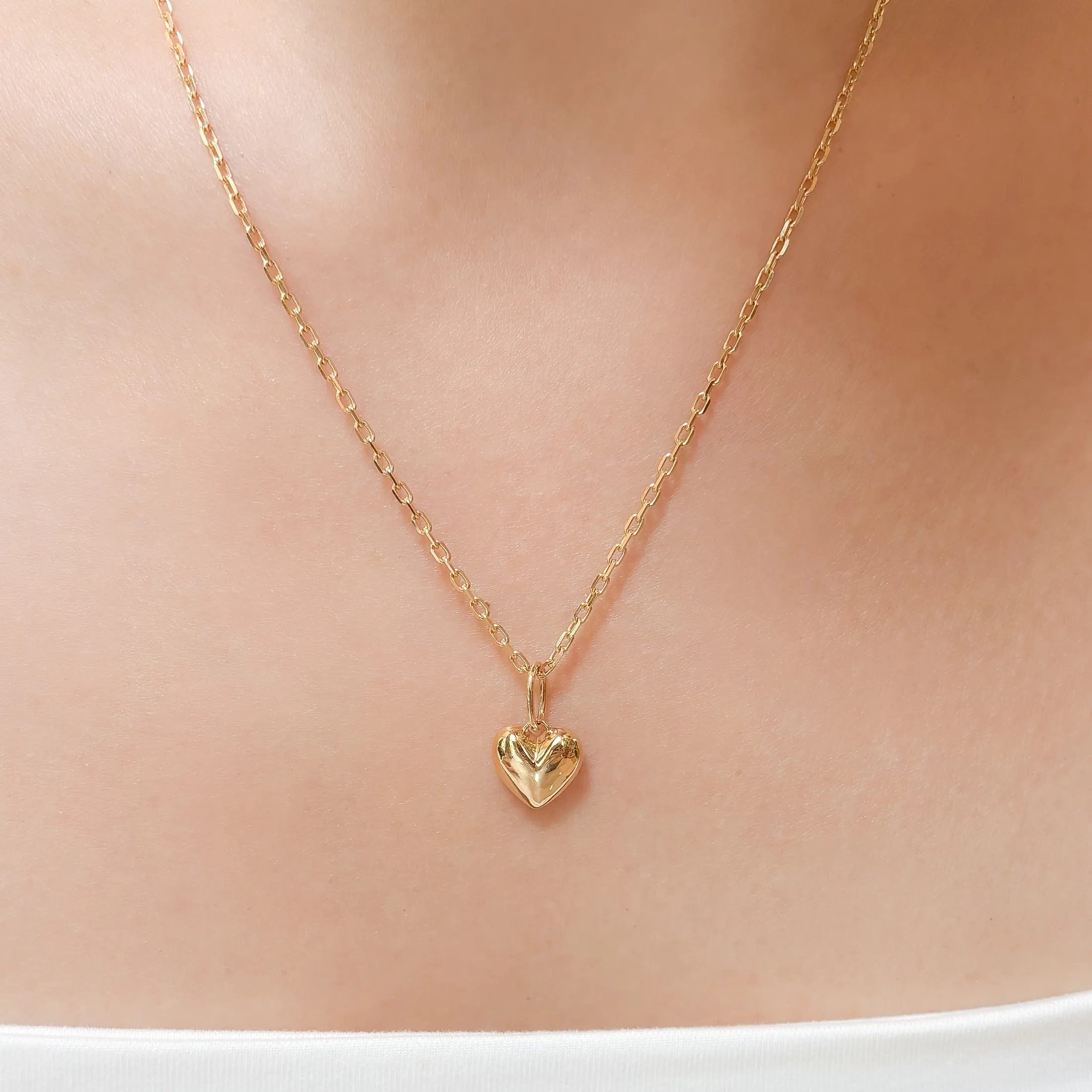 Puffy Heart Pendant - alternate view