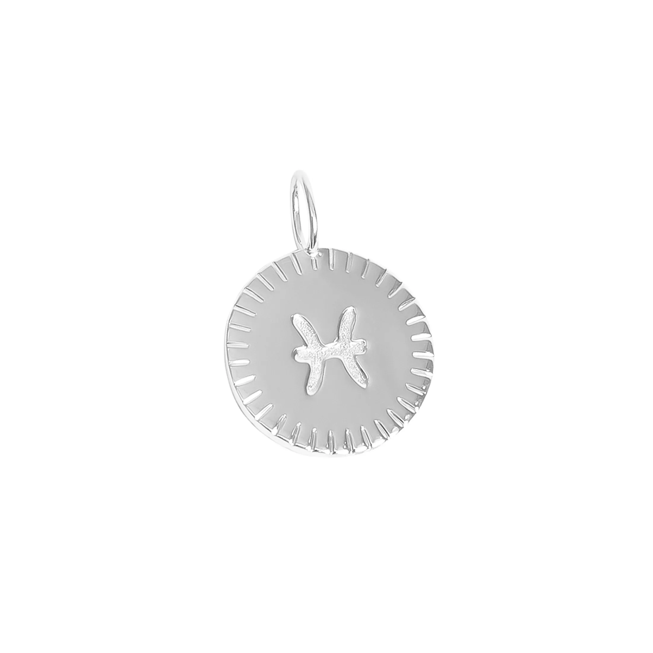 Pisces Zodiac Pendant - alternate view