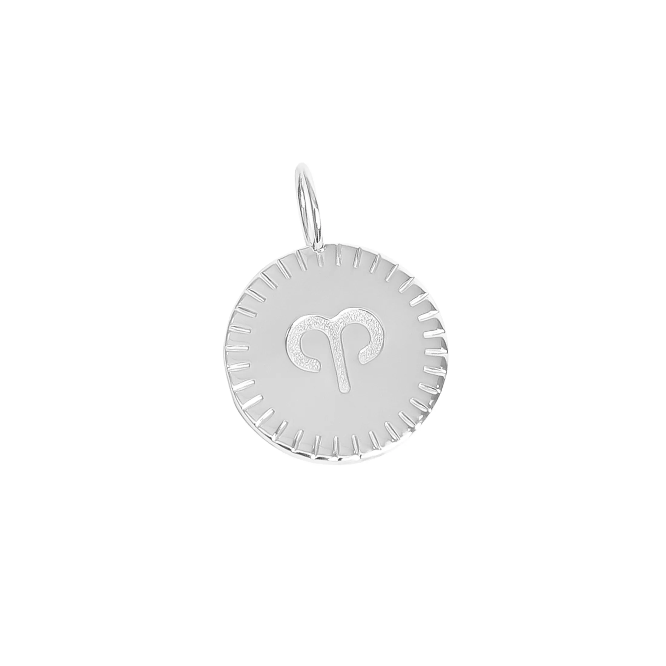 Aries Zodiac Pendant - alternate view