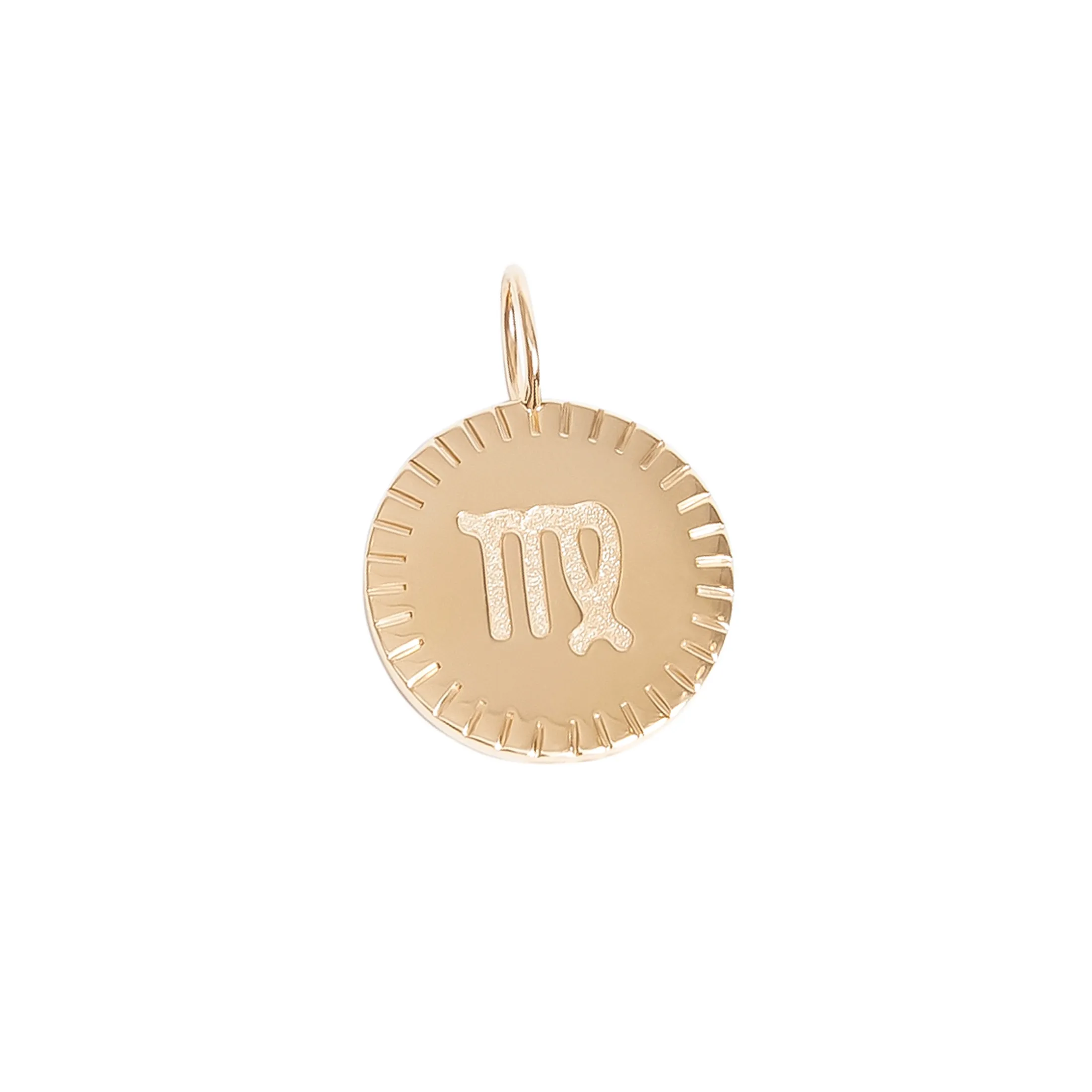 Virgo Zodiac Pendant - alternate view