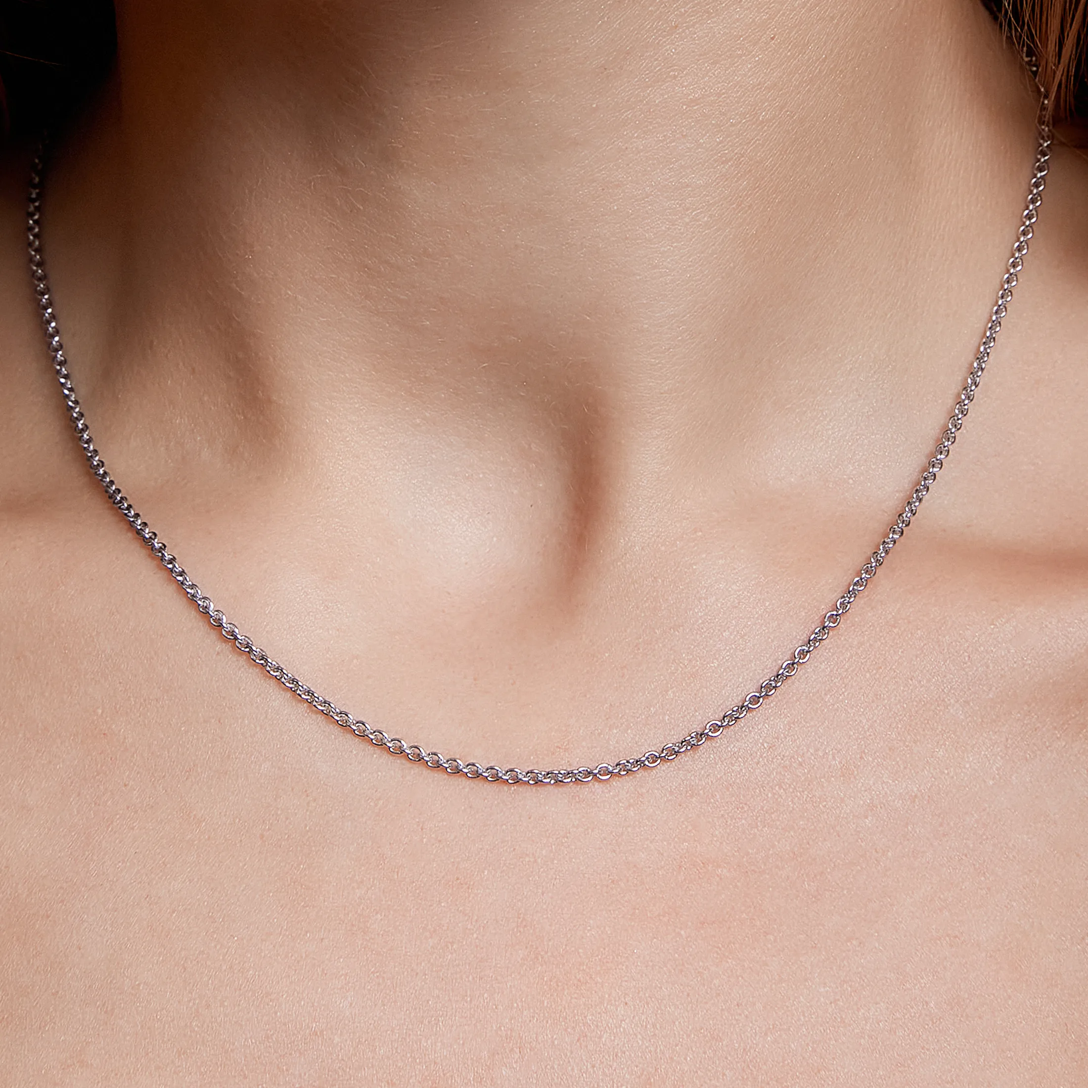 Classic Round Chain Necklace - alternate view