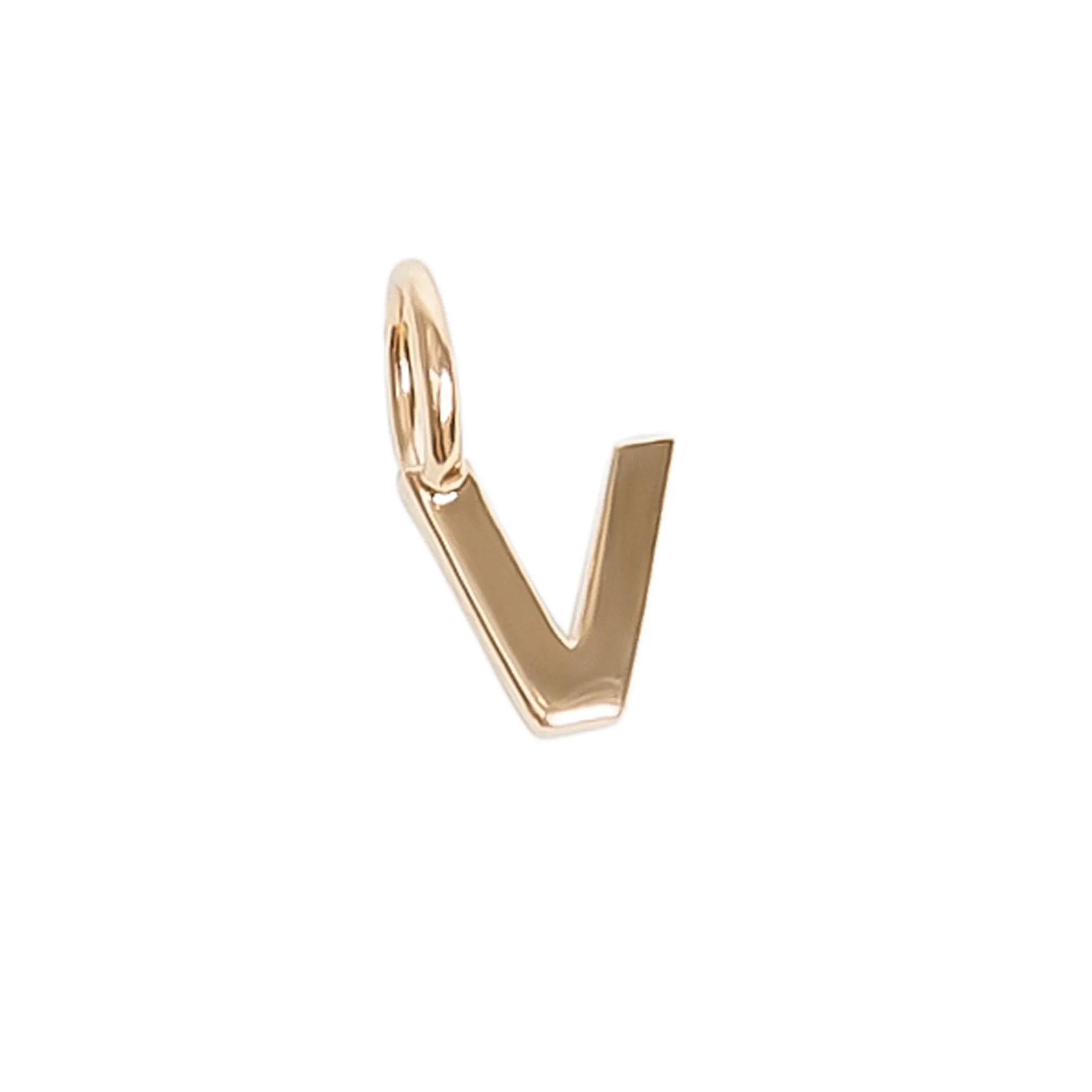Personalized Letter V Pendant
